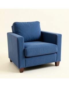 Stone Canyon Upholstered Armchair - Blue (synthetic illustration; no displayed measurements)