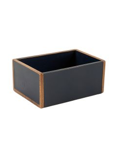 Maple Branch Empty Storage Basket - Navy