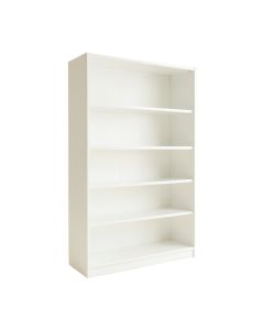 Maple Field Freestanding Bookcase - White (synthetic illustration; no displayed measurements)