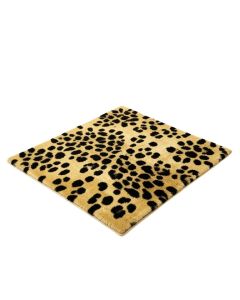 Thornbury Animal Print Tufted Wool Gold/Black Area Rug