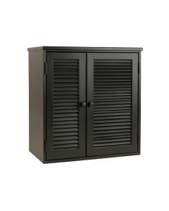Heath Bluff Wall-Mounted Laundry Cabinet - Black