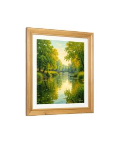 The Bridge At Argenteuil By Claude Monet Framed Painting Print