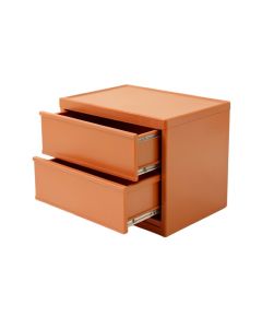 Juniper Crossing Small-Parts Storage Drawer Cabinet - Terracotta