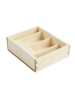 Ridge Bluff Empty Pantry Drawer Organizer Insert - Cream