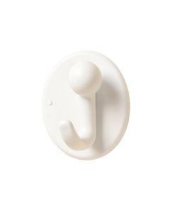Pine Bend Wall-Mounted Robe Hook - White