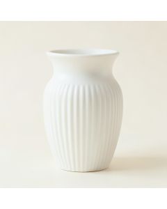 Alder Branch Empty Decorative Vase - White (synthetic illustration; no displayed measurements)