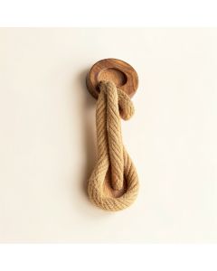 Wood Rope Anchor Wall Décor (synthetic illustration; no displayed measurements)