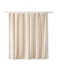 Vale Brook Shower Curtain Hanging Flat From A Plain Rod - Cream (synthetic illustration; no displayed measurements)