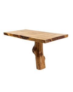 Egremt Driftwood Extendable Solid Wood Dining Table