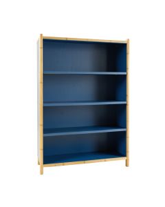 Ridge Dell Freestanding Bookcase - Blue (synthetic illustration; no displayed measurements)