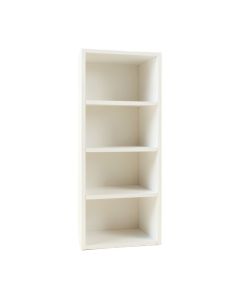 Clay Bridge Narrow Cubby Tower - White