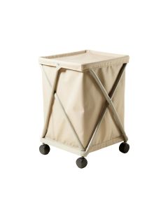 Folding Rolling Laundry Cart