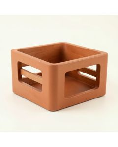Vale Canyon Empty Furniture-Style Pet Crate - Terracotta (synthetic illustration; no displayed measurements)