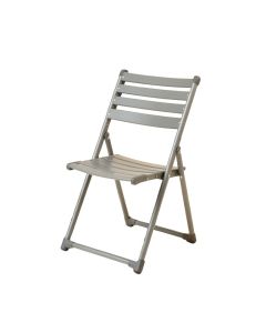 Fern Crest Folding Outdoor Chair - Gray