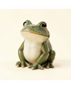 Totally Zen Frog Statue (synthetic illustration; no displayed measurements)