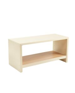 Moss Edge Indoor Bench - Cream (synthetic illustration; no displayed measurements)