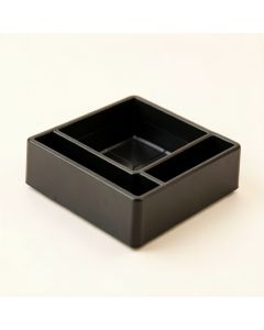 Ridge Bend Empty Pantry Drawer Organizer Insert - Black (synthetic illustration; no displayed measurements)