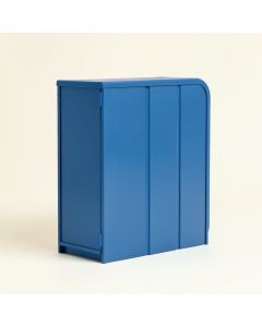 Flint Branch Narrow Outdoor Storage Bench - Blue (synthetic illustration; no displayed measurements)