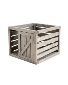 Willow Bluff Empty Furniture-Style Pet Crate - Gray
