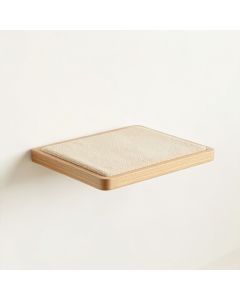 Laurel Field Wall-Mounted Cat Perch - Beige (synthetic illustration; no displayed measurements)