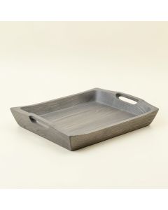 Sage Crossing Serving Tray - Gray (synthetic illustration; no displayed measurements)