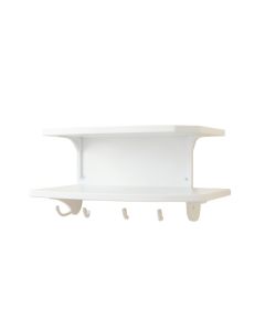 Linden Arc Wall-Mounted Entryway Organizer Shelf (synthetic illustration; no displayed measurements)