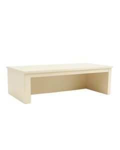 Clay Dell Desktop Monitor Riser - Cream