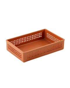 Field Canyon Empty Under-Desk Cable Tray - Terracotta (synthetic illustration; no displayed measurements)