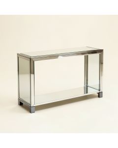 Dasheil Mirrored Console Table (synthetic illustration; no displayed measurements)