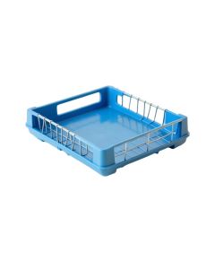 Ash Crossing Empty Under-Desk Cable Tray - Blue