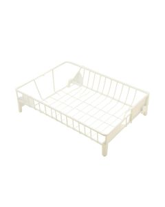 Vale Dale Empty Under-Desk Cable Tray - White (synthetic illustration; no displayed measurements)