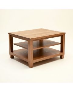 Bullington Floor Shelf Coffee Table With Storage (synthetic illustration; no displayed measurements)