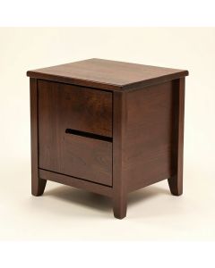 Long Ashton Wood Storage 1 Drawer Nightstand (synthetic illustration; no displayed measurements)