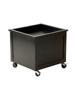 Ash Crest Empty Rolling Workshop Cart - Black (synthetic illustration; no displayed measurements)