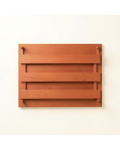 Reed Brook Empty Wall-Mounted Tool Organizer Panel - Terracotta (synthetic illustration; no displayed measurements)