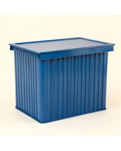 Bay Bluff Closed Outdoor Storage Box - Blue (synthetic illustration; no displayed measurements)