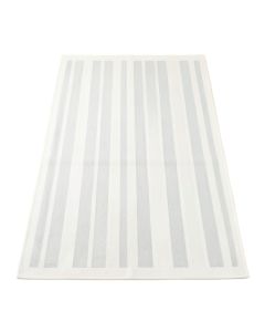 Sage Branch Rectangular Area Rug - White (synthetic illustration; no displayed measurements)