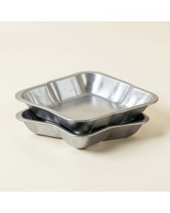 Timberland 3 Piece Rippled Tin Nested Star Tray Set (synthetic illustration; no displayed measurements)