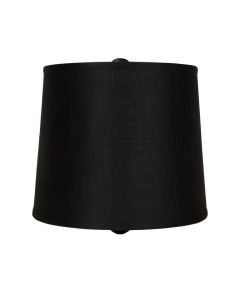 7 '' H X 8 '' W Linen Empire Lamp Shade ( Screw On ) In Black