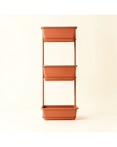 Aspen Bend Empty Vertical Garden Frame - Terracotta (synthetic illustration; no displayed measurements)