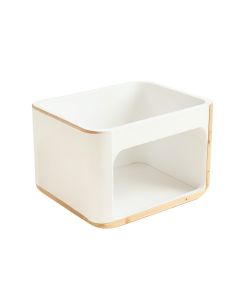 Ash Bend Empty Furniture-Style Litter Enclosure - White