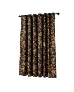 Altrincham Jacquard Floral Room Darkening Rod Pocket Curtain Panels