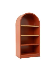 Sage Bend Freestanding Bookcase - Terracotta (synthetic illustration; no displayed measurements)
