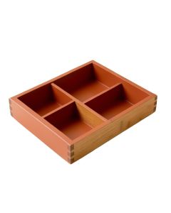 Oak Bend Empty Pantry Drawer Organizer Insert - Terracotta (synthetic illustration; no displayed measurements)