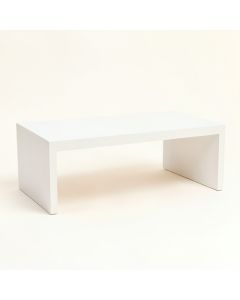 Maple Field Desktop Monitor Riser - White (synthetic illustration; no displayed measurements)
