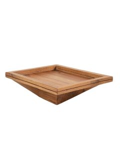 Latulipe 2 Piece Triangle Solid Wood Floating Shelf