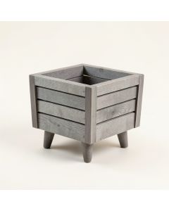 Ridge Bluff Empty Raised Planter - Gray (synthetic illustration; no displayed measurements)