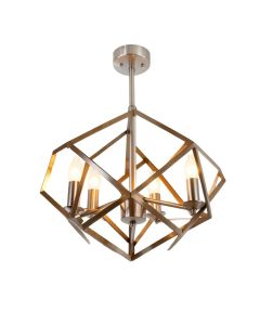 Prahl 6 - Light Unique / Statement Geometric Chandelier (synthetic illustration; no displayed measurements)