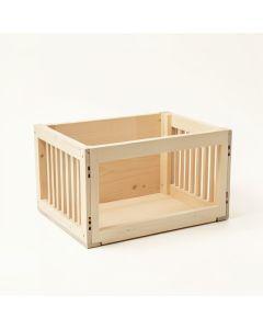 Hill Canyon Empty Furniture-Style Pet Crate - Beige (synthetic illustration; no displayed measurements)