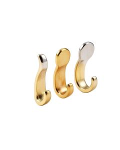 Champange Gold Sinatra Shower Curtain Hooks